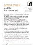 Merkblatt Kostenerstattung gesetzliche Kassen